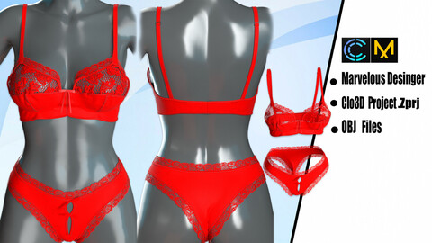 Set of Women's Underwear