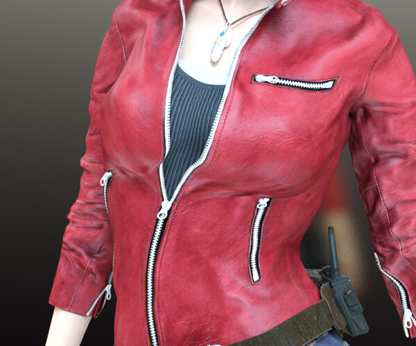 Claire Redfield Geneis 8 Face coloring - FoRender