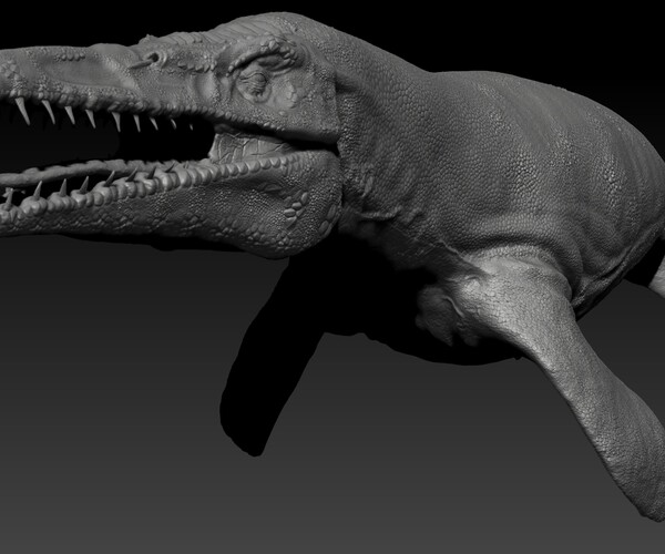 ArtStation - Tylosaurus Sculpt Project | Game Assets