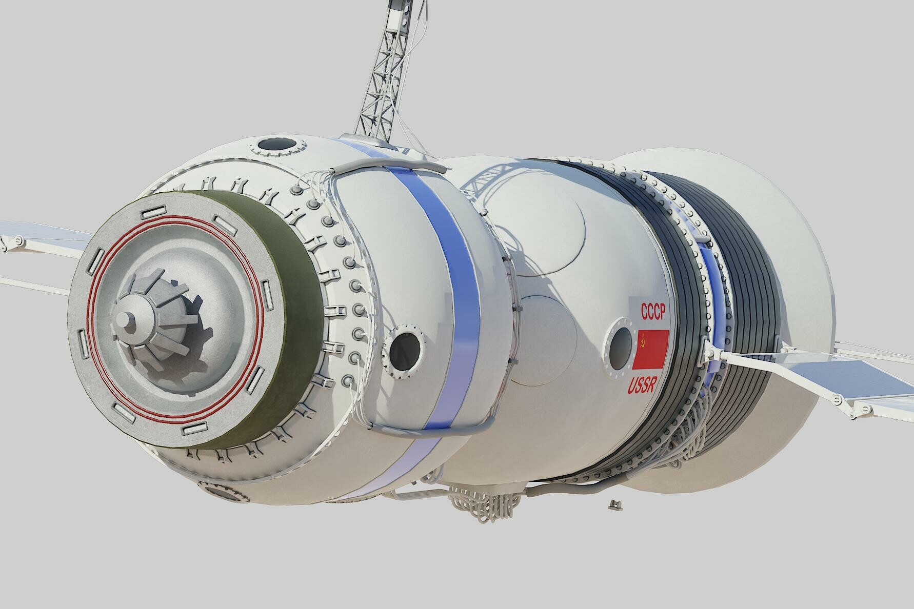 ArtStation - salyut space station 3D model | Resources