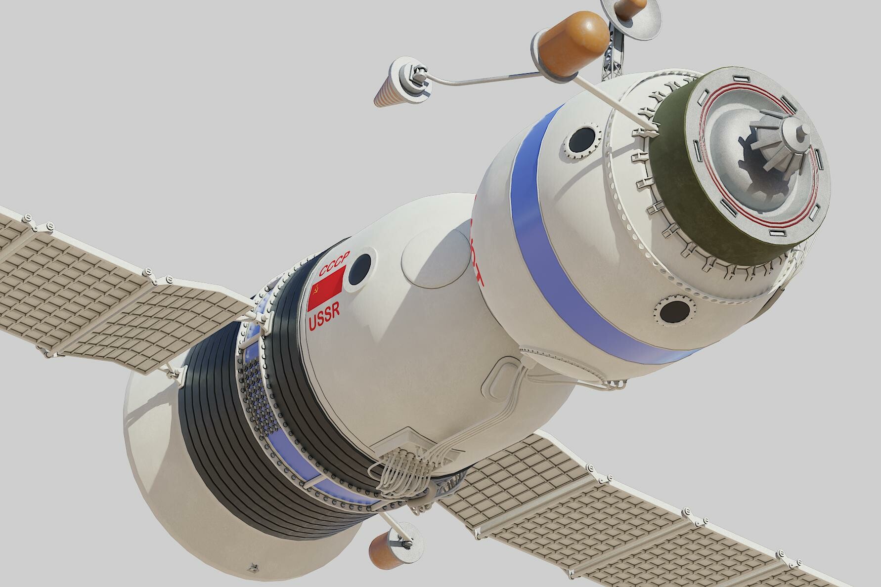 ArtStation - salyut space station 3D model | Resources