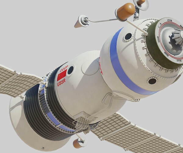 ArtStation - salyut space station 3D model | Resources