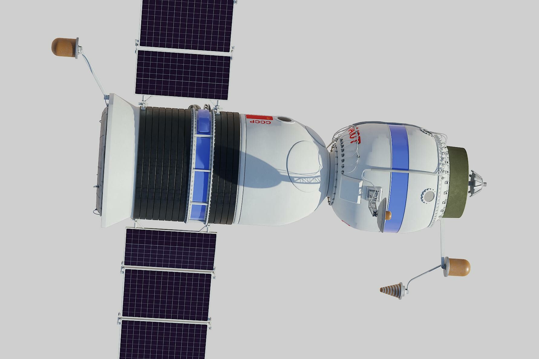 ArtStation - salyut space station 3D model | Resources