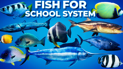 Fish for Fish School System UE4
