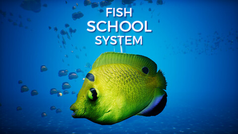Fish School System V1 UE4