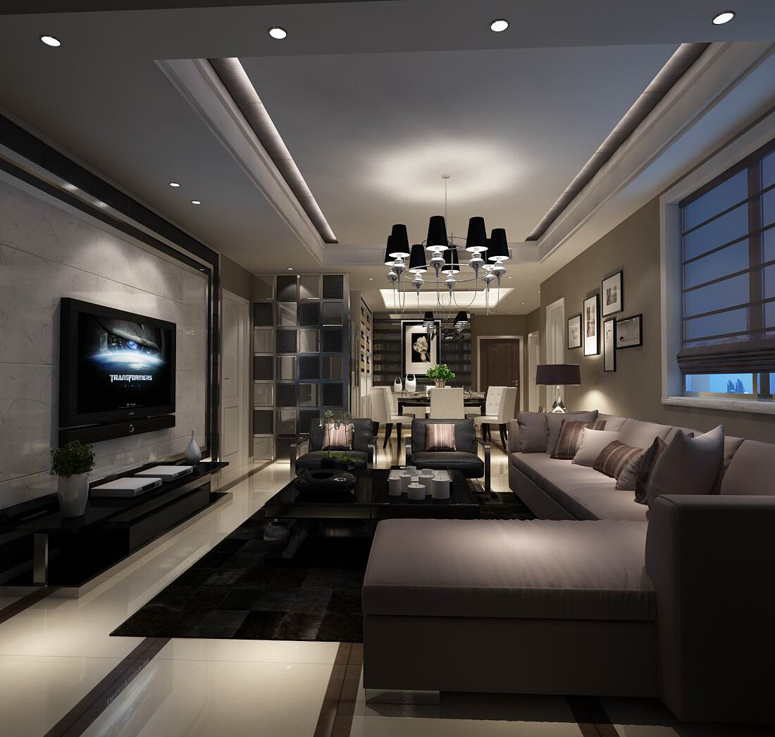 ArtStation - Fashion luxury villa reception living room - 85 | Resources
