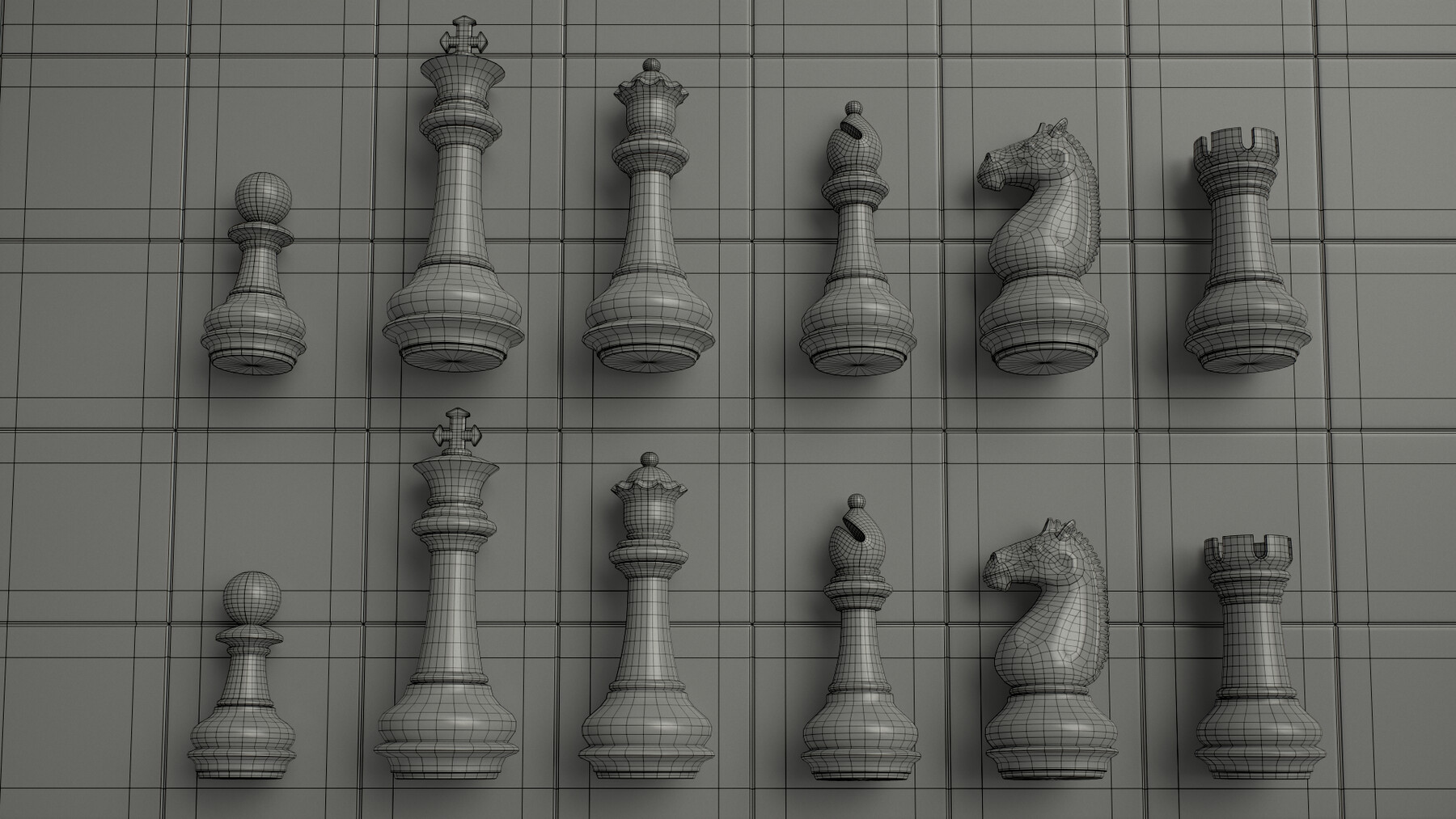 ArtStation - Chess Set