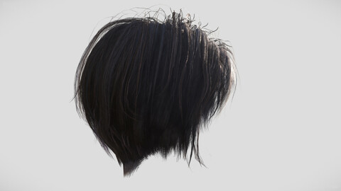 ArtStation - Hair Female - 004