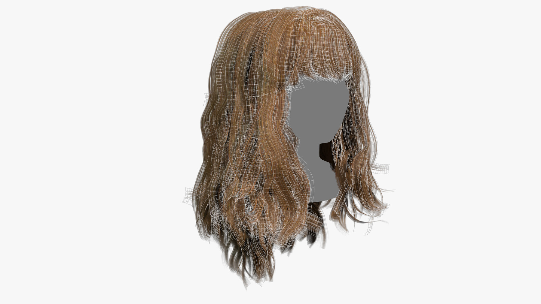 ArtStation - Female Colorable Hair With Accessorie