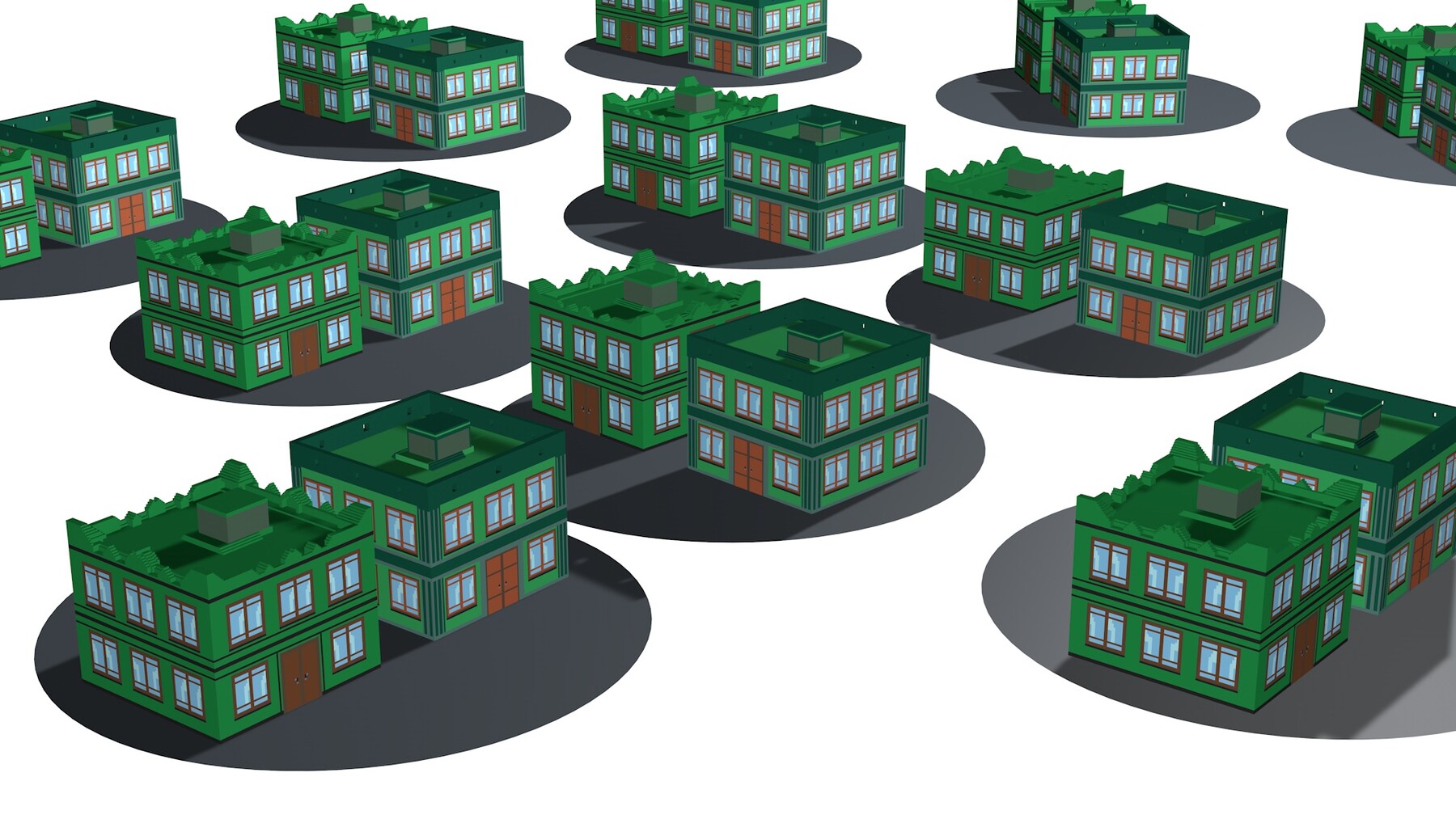 ArtStation - Two buildings | Resources