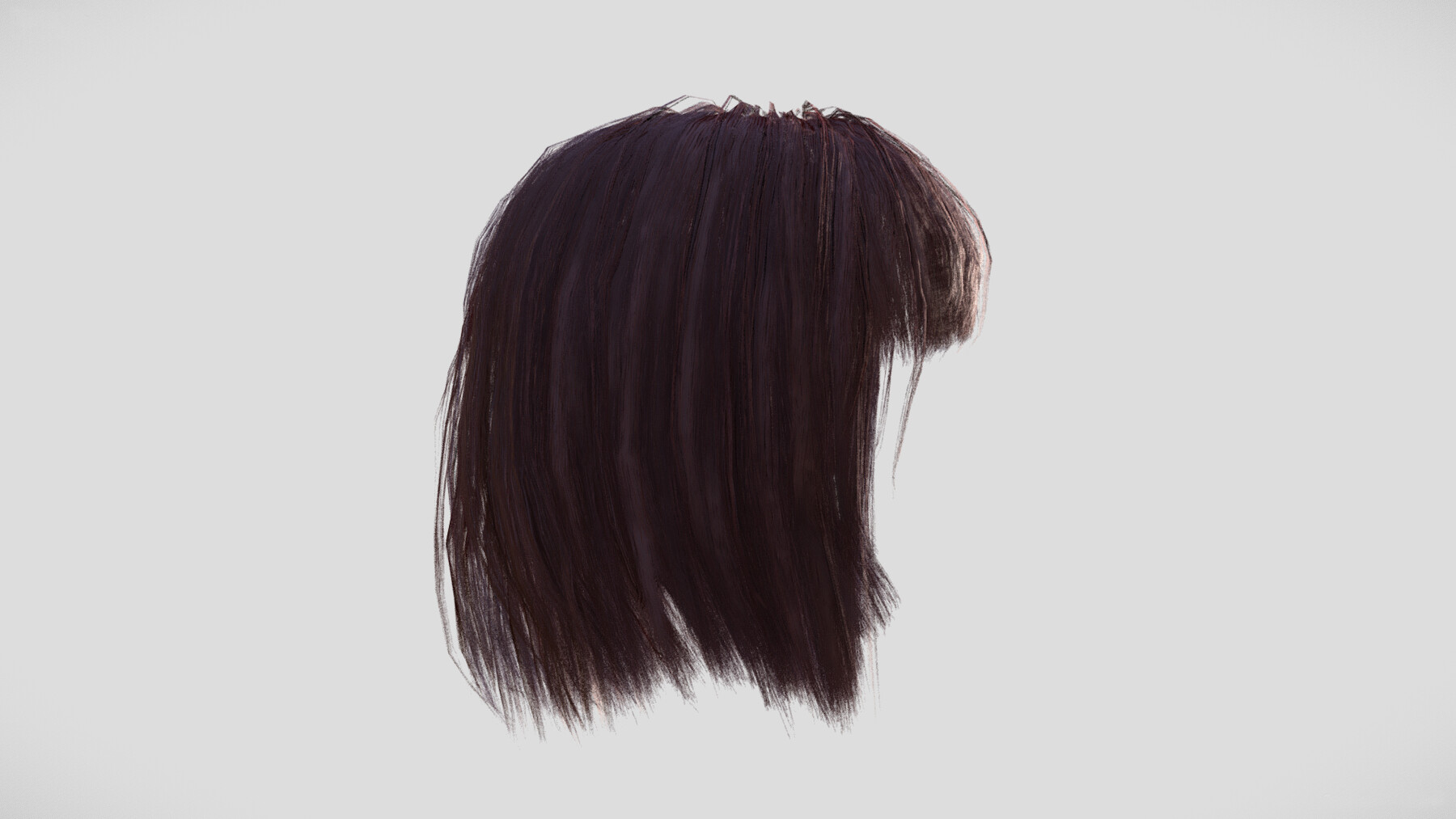 ArtStation - Hair Female - 021 | Game Assets