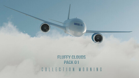Fluffy Clouds Pack 01 & Cloud Node Shader for Blender