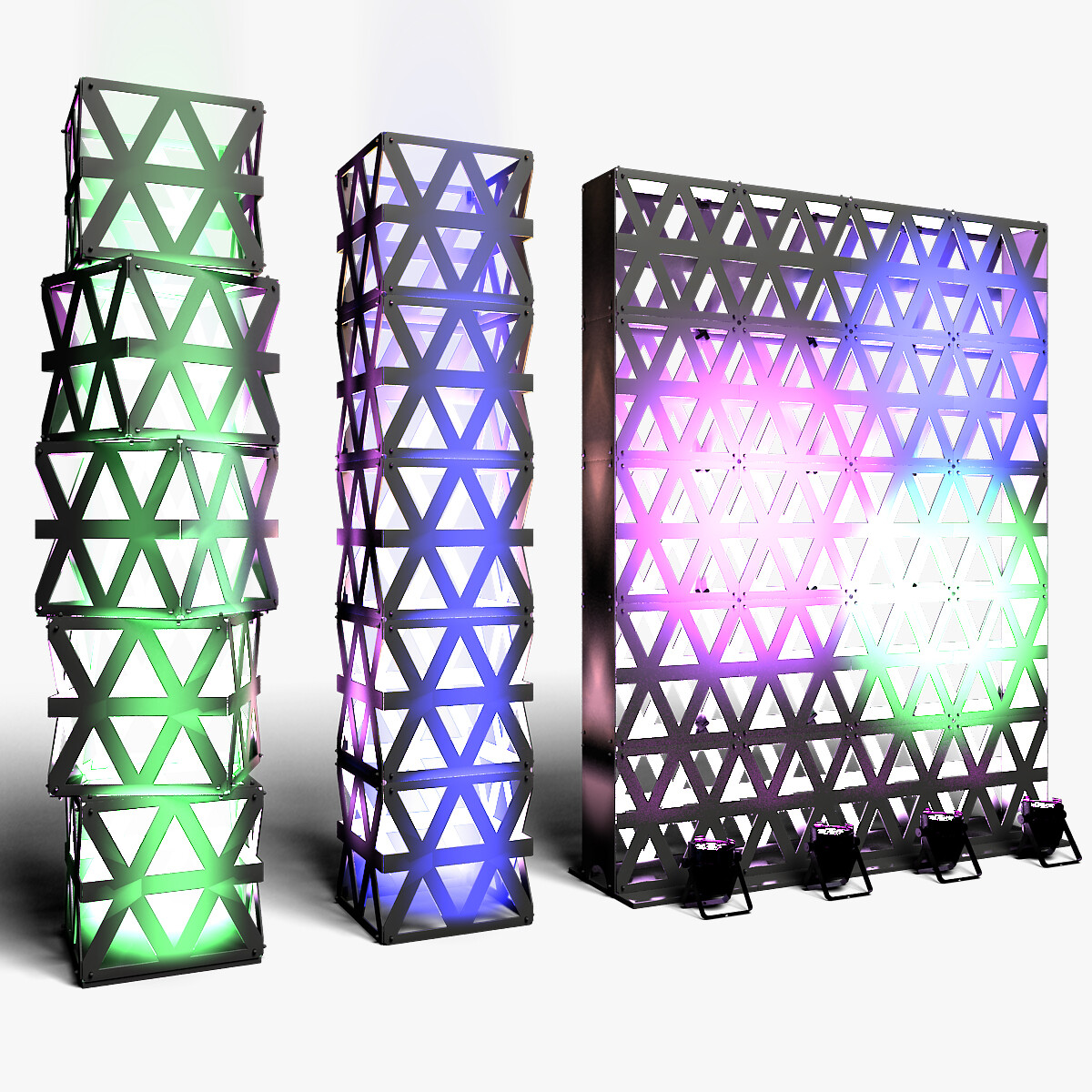 Moduled 02. Module Wall. Modular Walls Industrial 3d. Modular u Shape. D03s2 Modular.