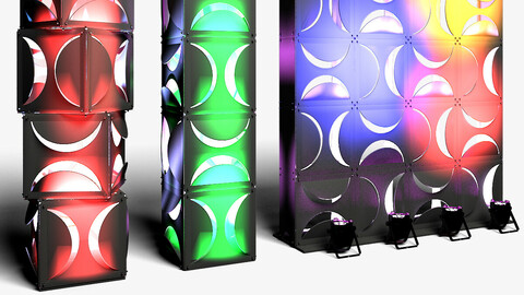 Stage Decor 18 - Modular Wall Column