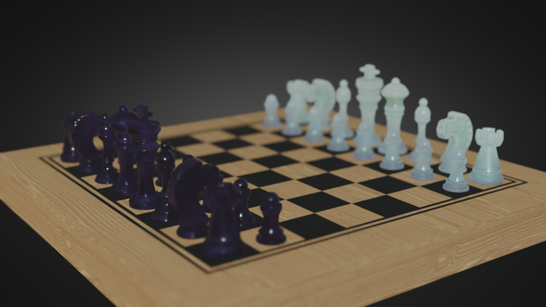 ArtStation - Low poly 3D Chessboard Game assets