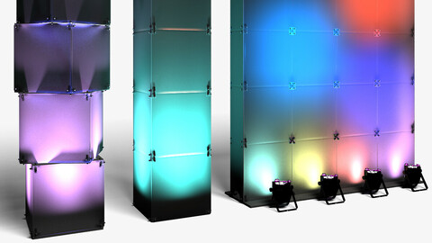 Stage Decor 29 - Modular Wall Column