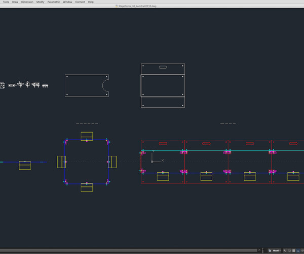 ArtStation - Stage Decor 35 - Modular Wall Column | Resources