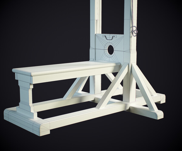 ArtStation - Guillotine PBR | Game Assets