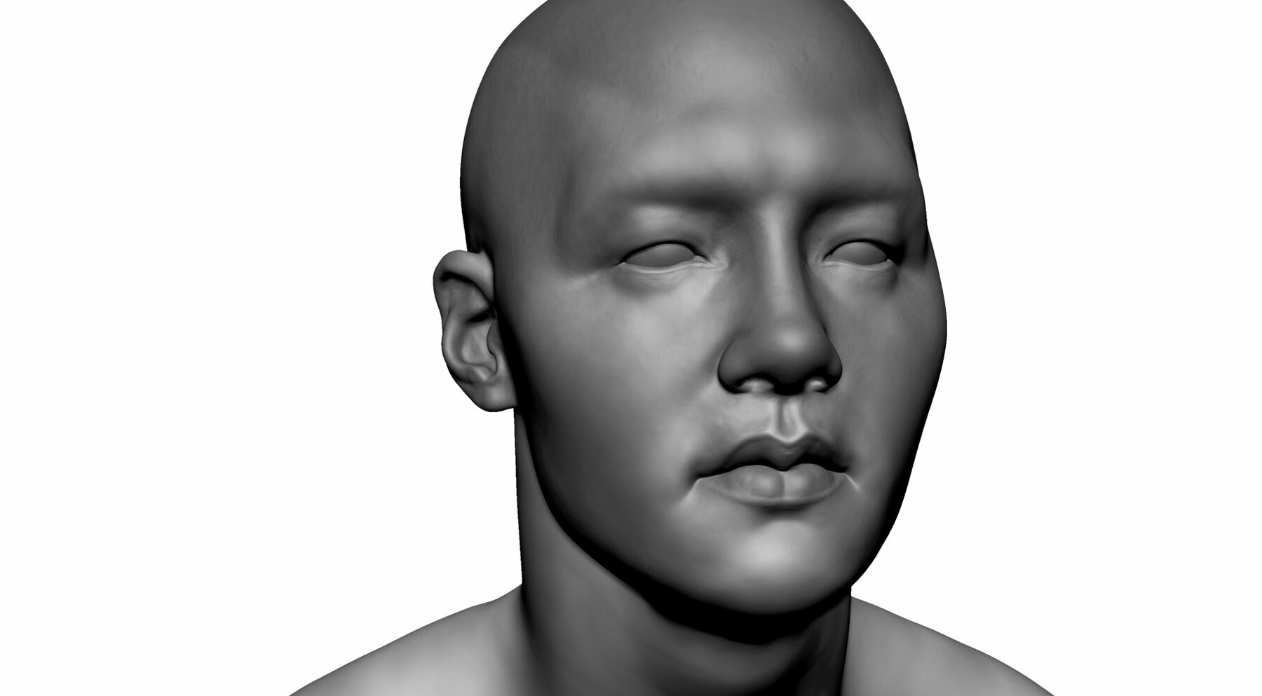 ArtStation - Asian Male Head 02 | Resources