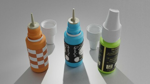 E-Liquid 3D Model