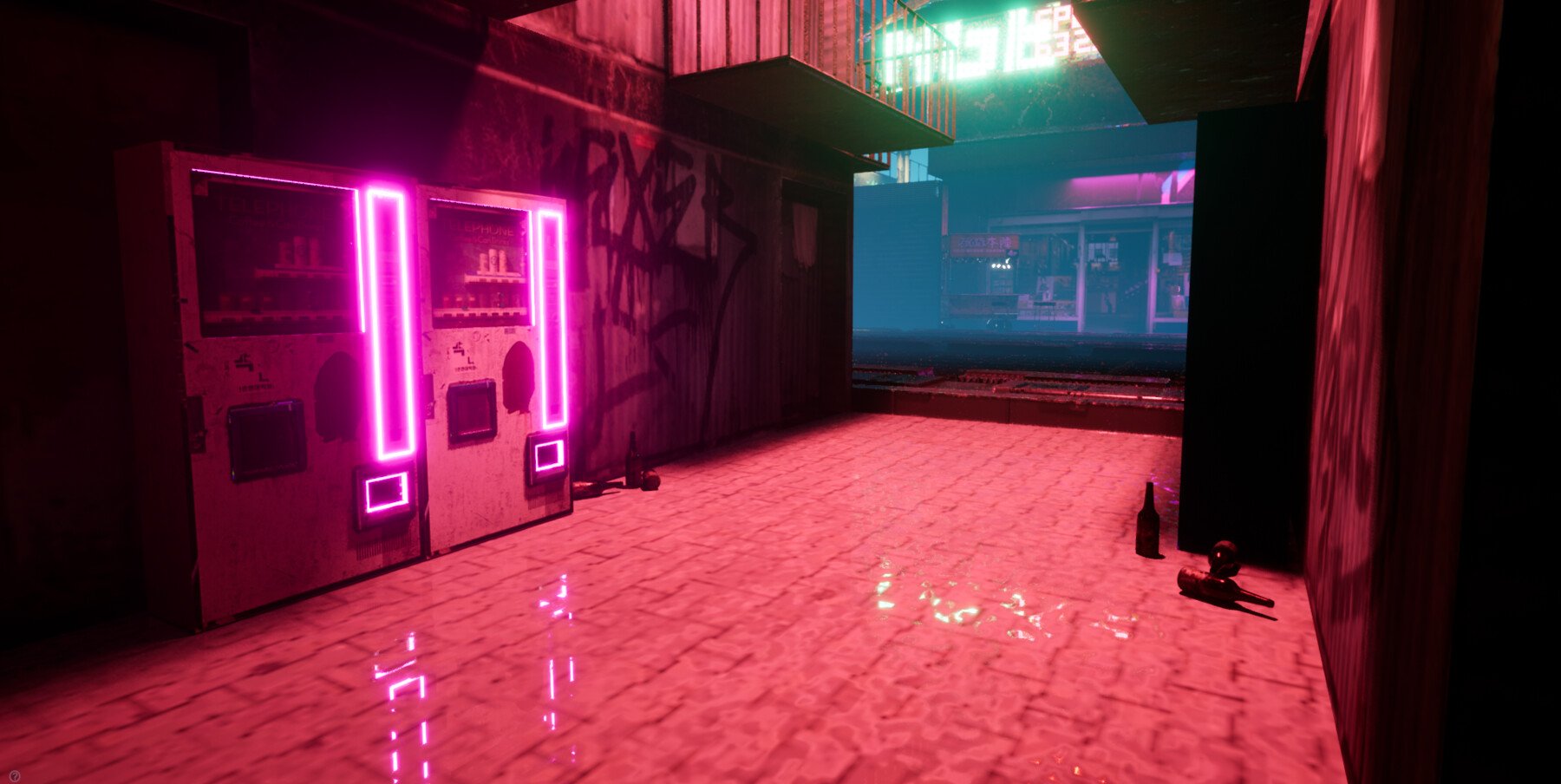 ArtStation - Cyberpunk City Scene (UE4 PACK) | Game Assets