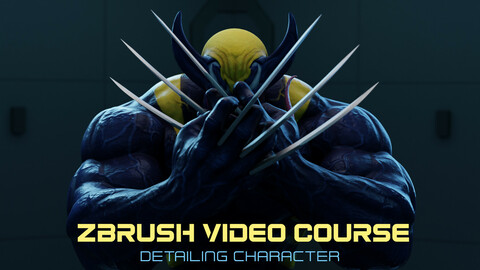 Master ZBrush Character Detailing: Venom Symbiote Video Course