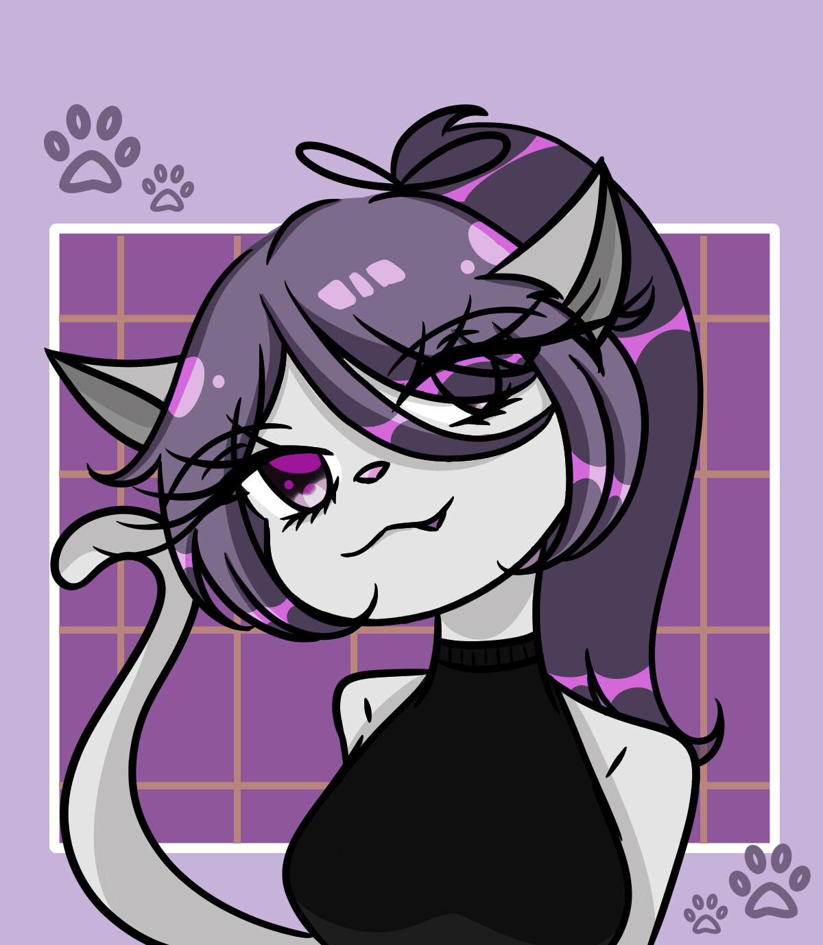 Cute Chibi Cat Girl Icon