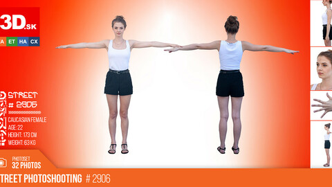 T-POSE & DETAILS | Female Photo References #2906