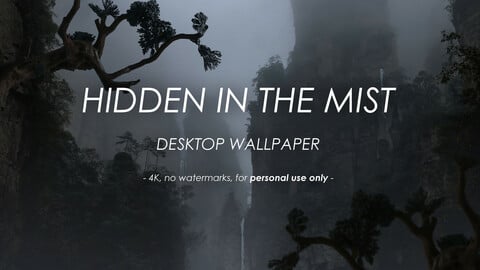 Hidden in the Mist - Desktop Wallpaper