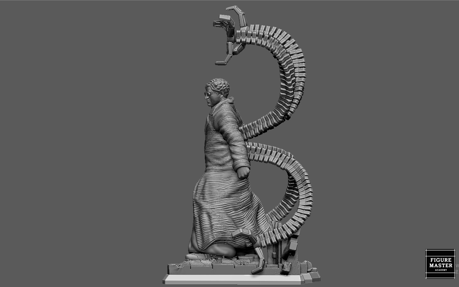 STL file DOCTOR OCTOPUS SPIDERMAN NO WAY HOME MCU MARVEL DOC OCK MOVIE  STATUE 3D PRINT 🩺・3D printer model to download・Cults