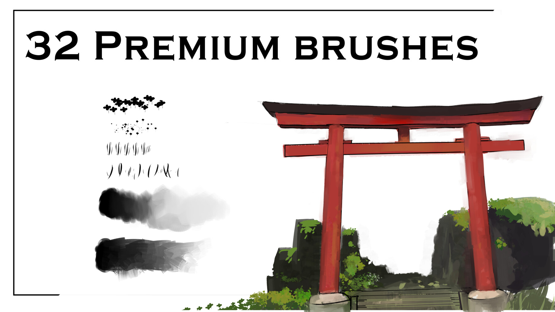 ArtStation Arani's Ghibli styled painting brush set Brushes