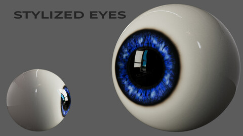 Stylized Cartoon Eyeball