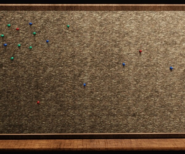 ArtStation Pin Board Game Assets