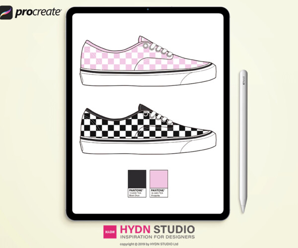 ArtStation Shoes Design Set Design Procreate Stamp Brushes Brushes