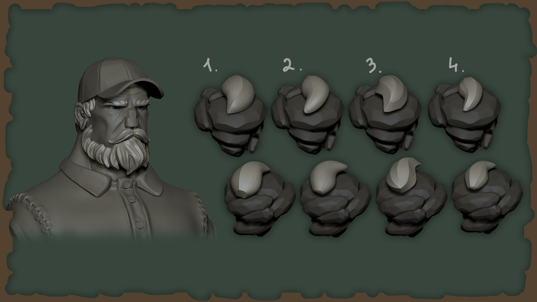 ArtStation 4 FUR BRUSHES FOR Zbrush Brushes