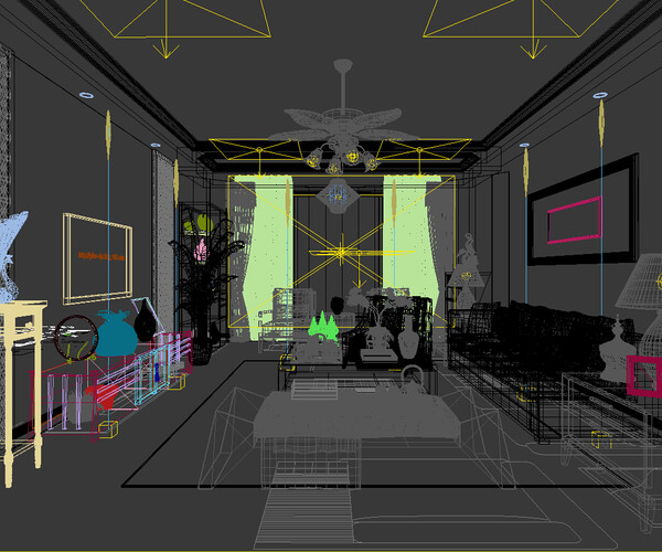 ArtStation - Stylish family living room design 19 | Resources