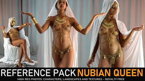 Nubian Queen 500+ Reference pictures. Outfit variations.