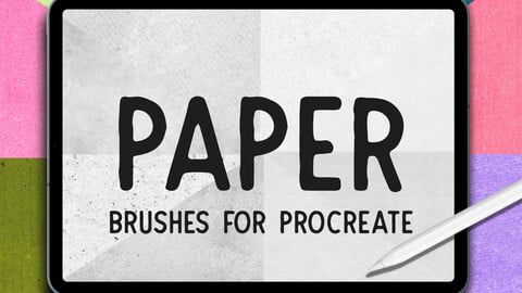 PAPER TEXTURE BRUSHES FOR PROCREATE