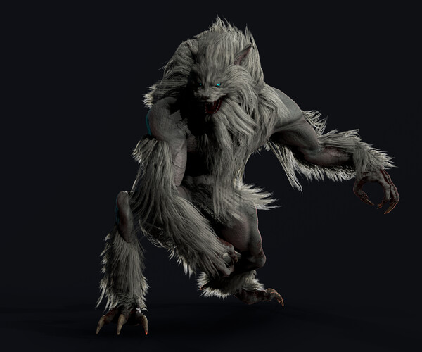 ArtStation - Wolfman - Game Ready | Game Assets