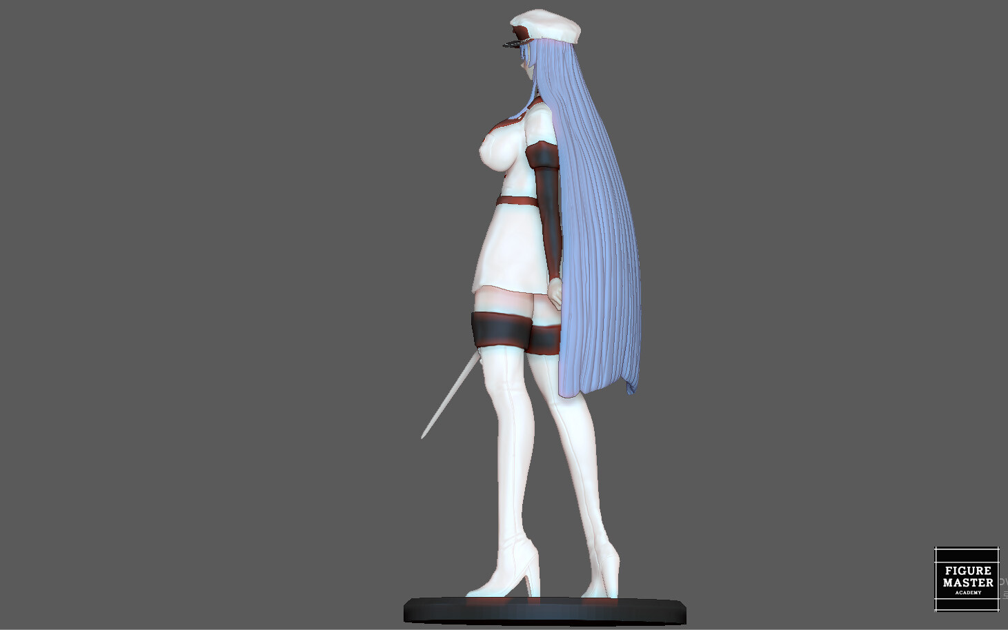 Esdeath - Cyberpunk - Akame ga kill Anime Girl Unisex AOP Cut