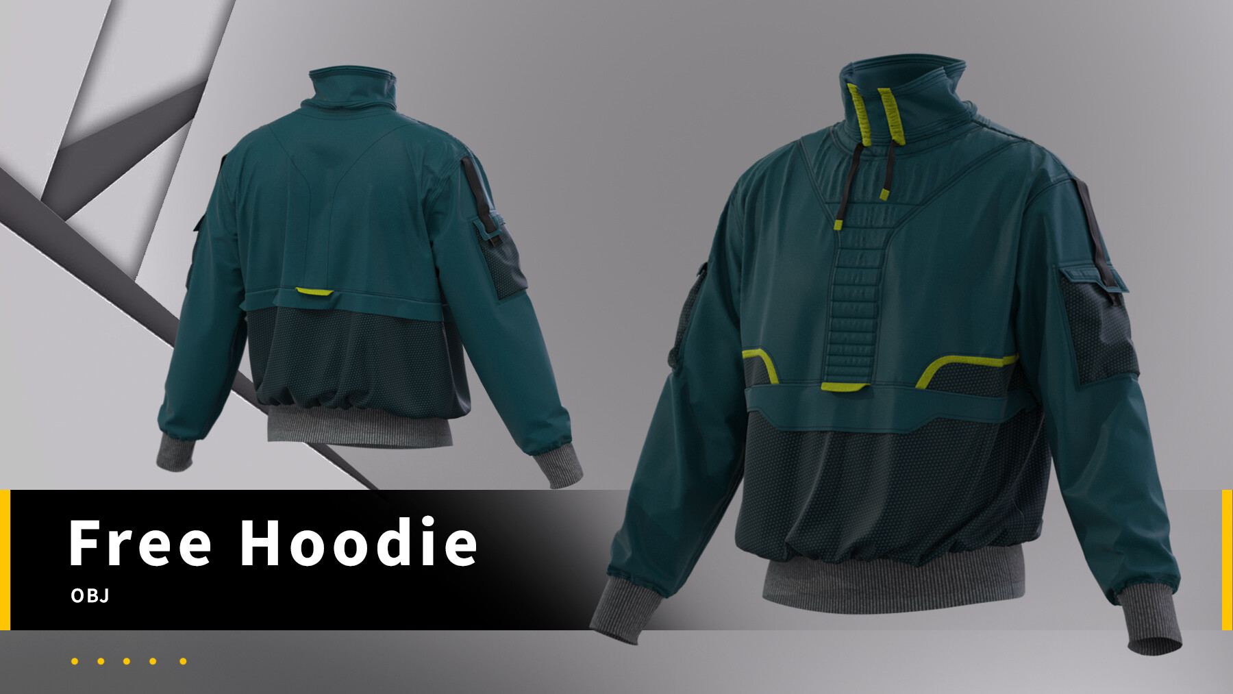 ArtStation - Free hoodie model | Game Assets