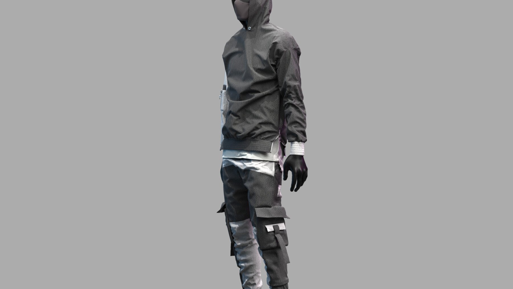 ArtStation - Sci-fi male outfit #1 / Marvelous Designer