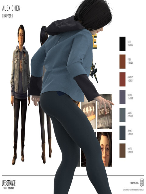 ArtStation - ALEX CHEN OUTFIT | Game Assets