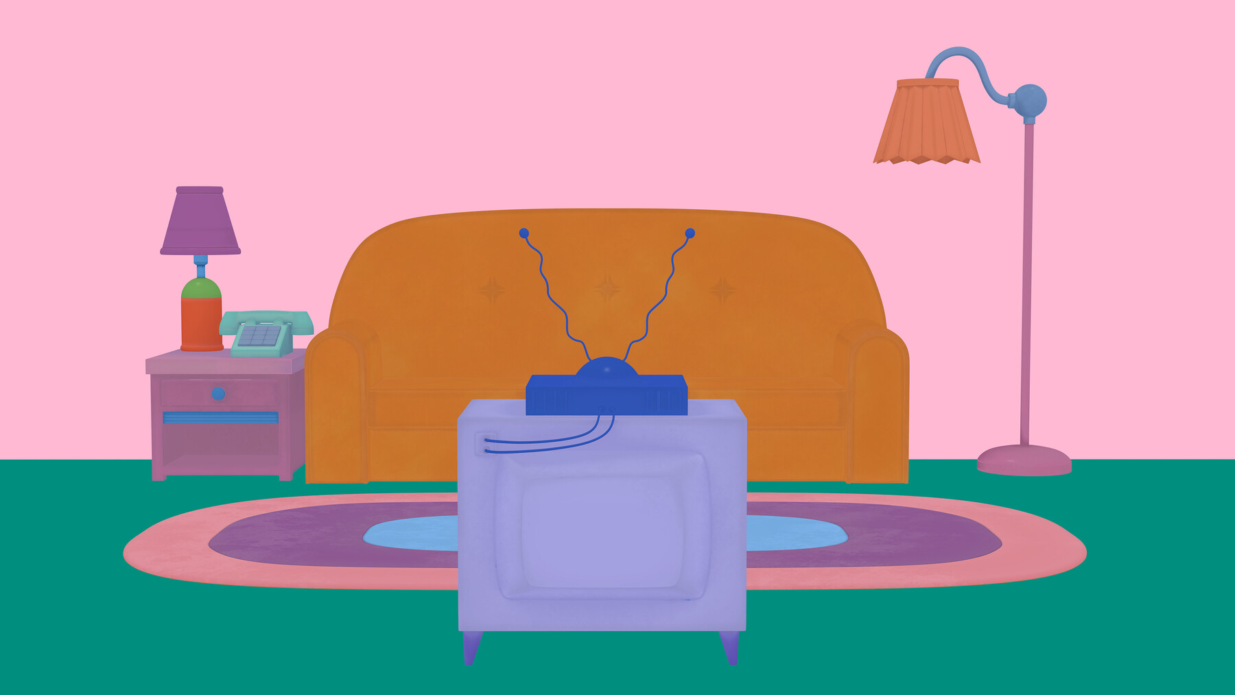 Simpsons Living Room Background Baci Living Room