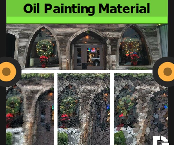 ArtStation Oil Painting Generator Substance Designer Game Assets