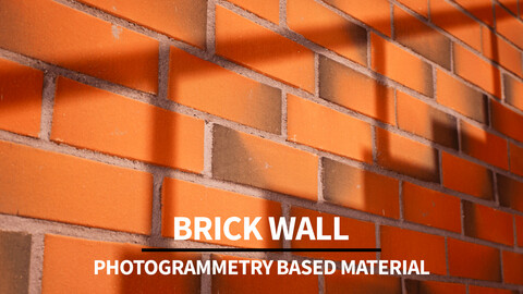 Brick Wall | 8K Photogrammetry Based Material