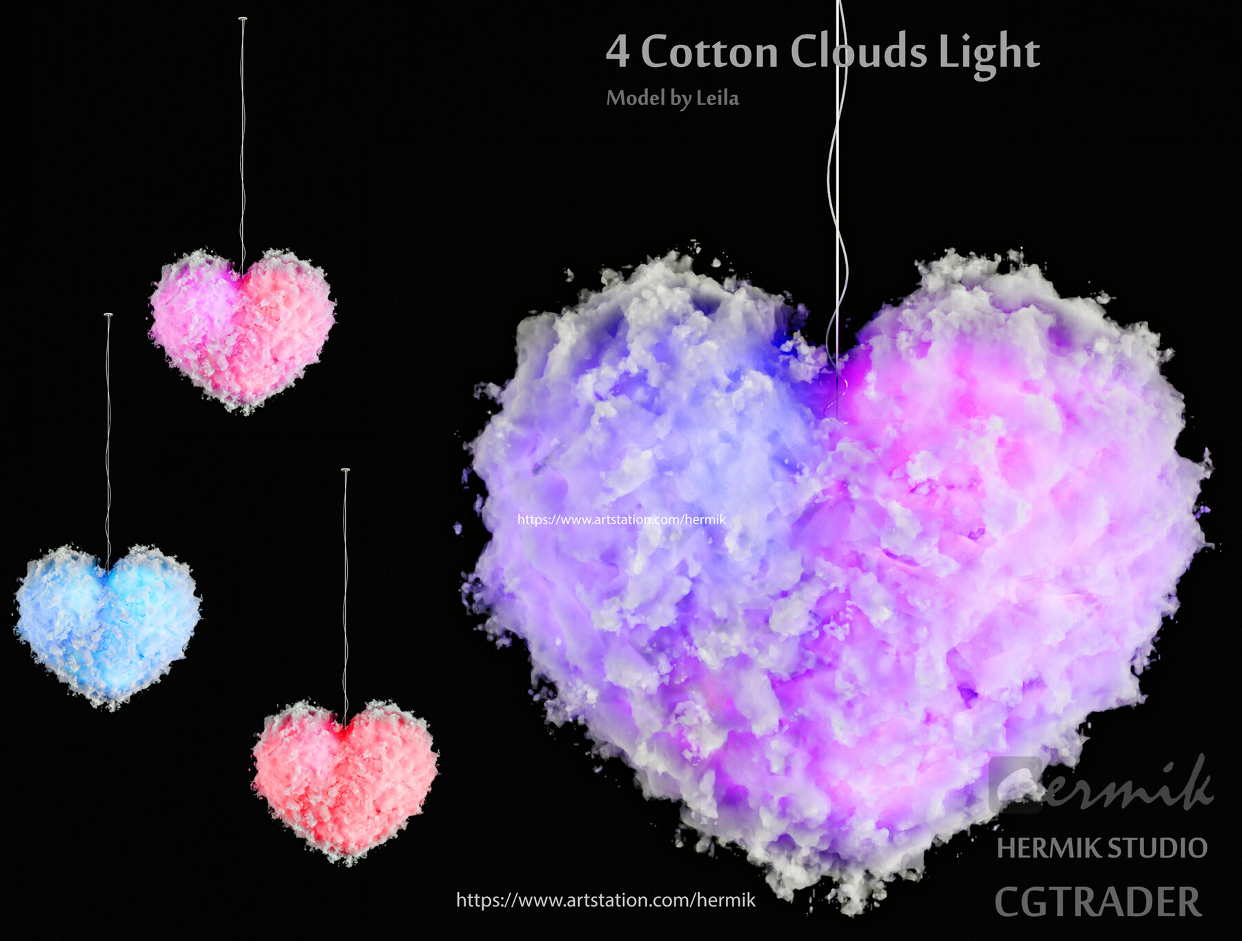 Cotton clouds lights