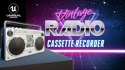 Vintage Radio Cassette Recorder