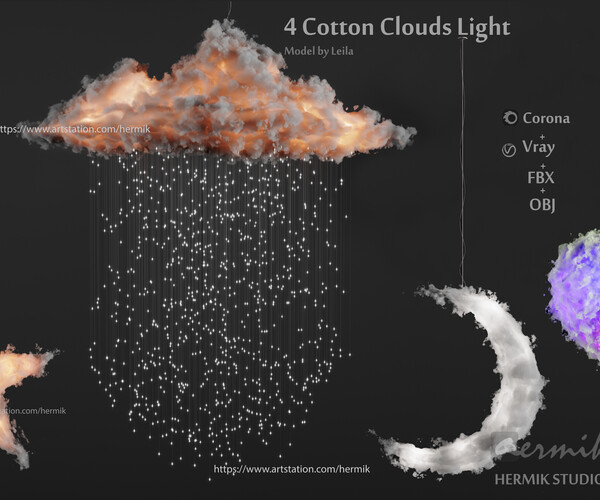 ArtStation - Cotton Clouds Ceiling