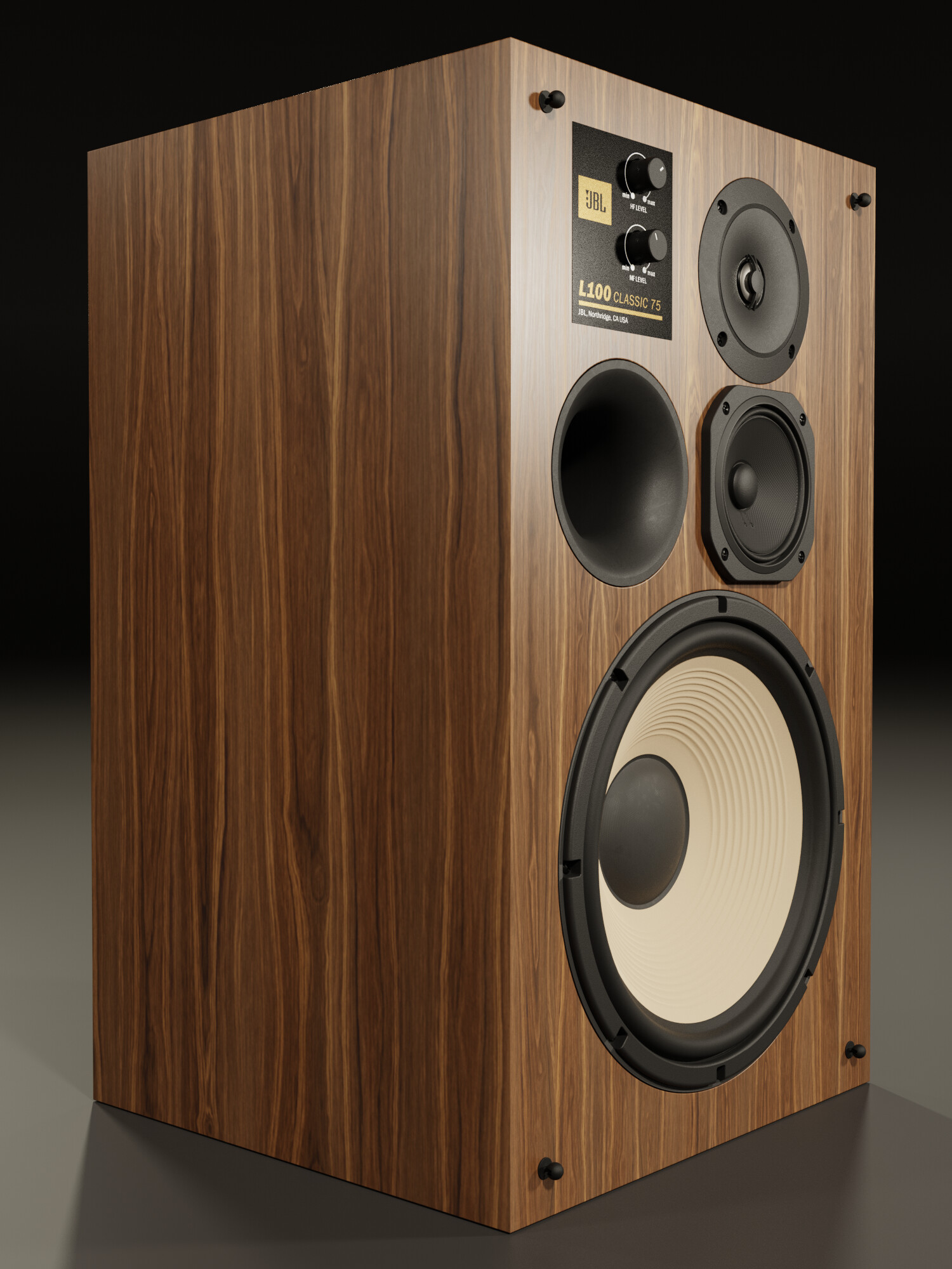 ArtStation - JBL L100 Classic 75th Anniversary Edition | Resources